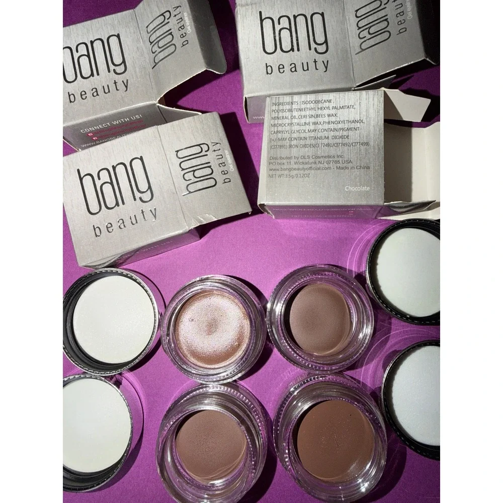 Bang Beauty Gel Eyeliner Chocolate 3.5g Pot Creamy Matte Longwear 4-Pack Set